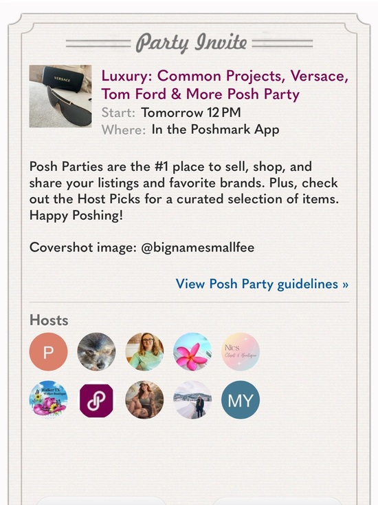 Other - Best in Shoes Posh Party Host